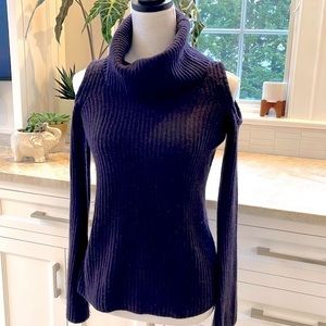 Ellie Tahari cashmere cold shoulder sweater